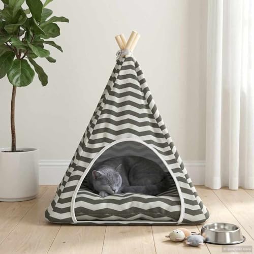Espace de couchage tipi pour chat en polyester haute qualité