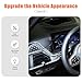 Central control instrument panel sticker Compatible with BMW X5 X6 X7 G18 G05 G06 G07 2023-2025 Instrument Panel Both Sides Air Vent Outlet Cover Trim Frame Interior Accessories (Carbon Fiber Pattern)