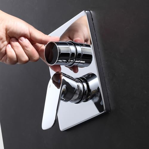 Colonne douche salle de bain en laiton de qualité supérieure gris - 3