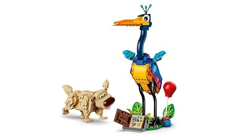 | Disney Pixar Kevin e Dug - Cane Golden Retriever Giocattolo e Uccello Esotico - Decorazione Camera da Letto Fai da Te - Idea Regalo di Compleanno per Bambine da 9 Anni e Fan del Film - 43290 - Lego - Immagine 3