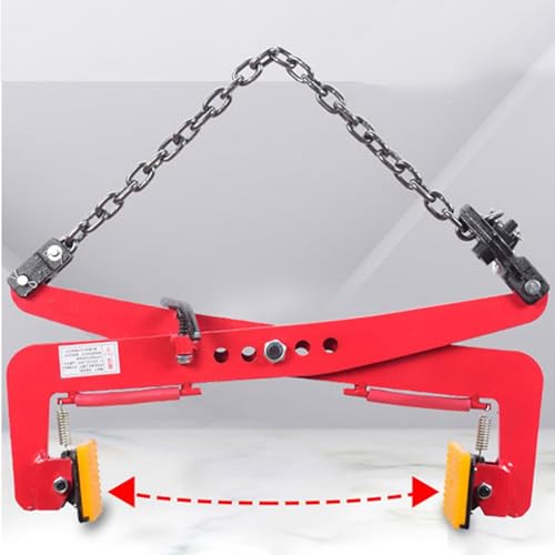 Abrazadera de elevación de granito rojo con cadena, abrazadera de elevación de piedra de 716/771/1100/1300/1760/2480 lbs, abrazaderas de placa de alta resistencia, abrazadera de bordillo de elevació
