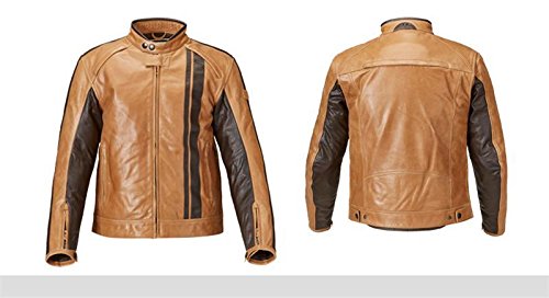 Amazon.com: TRIUMPH LEATHER MOTORCYCLE JACKET RAVEN TAN 男款S : 汽車