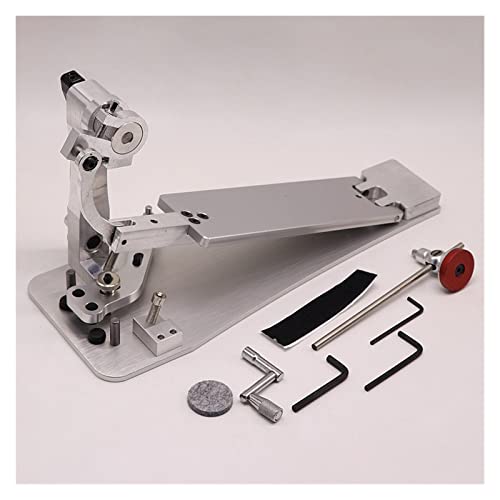 Pedal de Batería TSTS de Aleación de Aluminio Plata