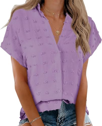 Beautife Womens Casual V Neck Short Slee…