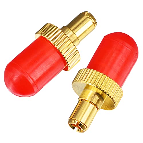 onelinkmore TS9 to SMA Adapter SMA Female to TS9 Male Straight Connector for Netgear Nighthawk M1 M5 M6 Pro Mobile Hotspot Tight-Fit Gold Plated Plug for 4G 5G External Antenna Pack of 2