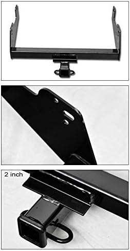 for 2015-2017 Ford F150 All Models - Class 3 Trailer Hitch Receiver Rear Bumper Tow KIT 2" Tube