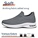 YHOON Mens Walking Shoes Running Shoes Non Slip Lightweight Workout Gym Shoes Fashion Sneaker Grey Size 10