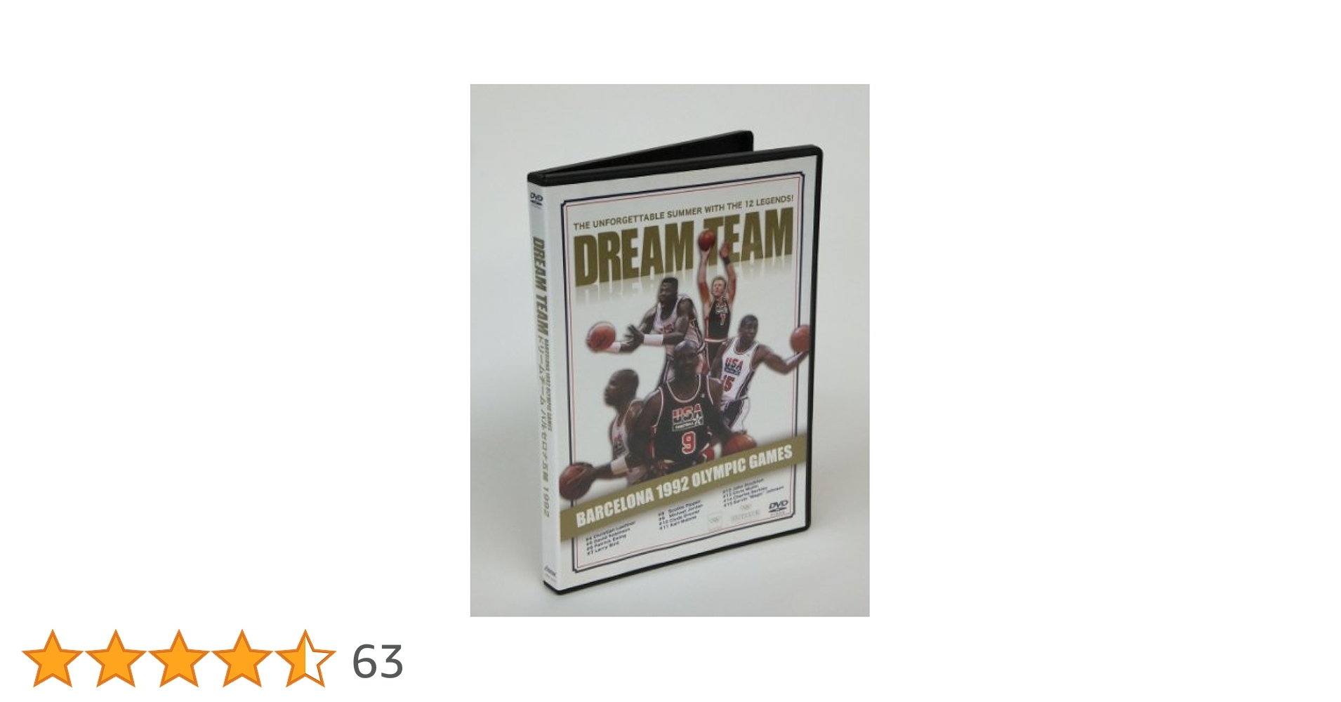 DVD DREAM TEAM バルセロナ五輪　1992 Amazon.co.jp: ドリームチーム ~バルセロナ五輪 1992~ [DVD