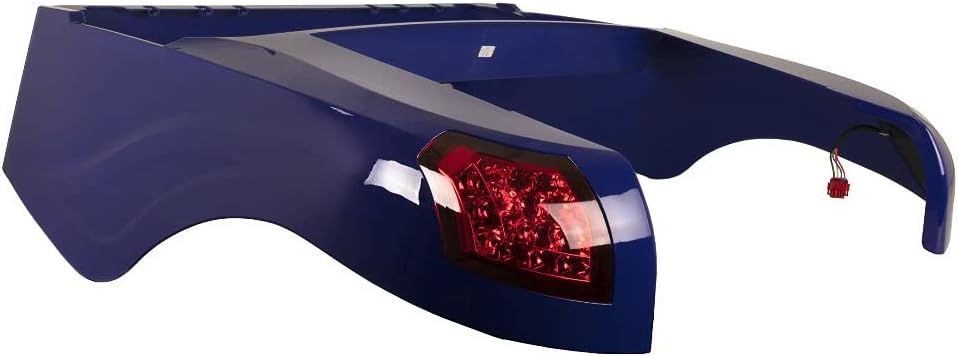 MadJax ALPHA Body Kit for Club Car Precedent, Onward, and Tempo Golf Carts | Compatible with 2004-Up models | Includes Styled Grill and Lights (Street Style, Blue)