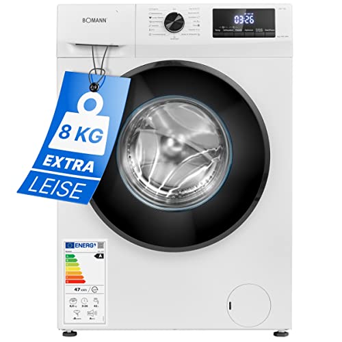 Bomann Waschmaschine 8kg mit Dampffunktion