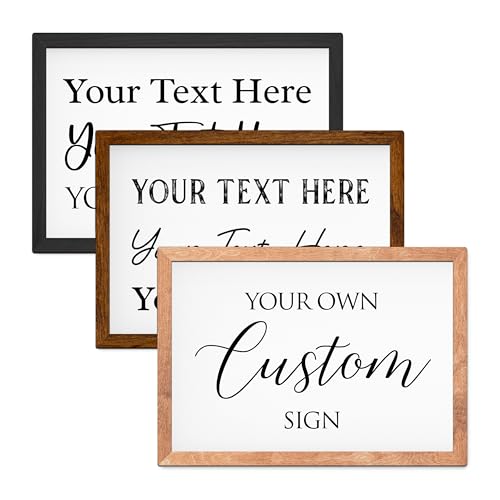 Personalized Signs for Home, Custom Sign with Any Text, Rectangular