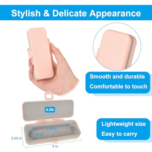 iGuerburn Hard Case for AliveCor KardiaMobile 6-Lead Personal EKG, Heart Rate Monitor Case for Kardia Mobile 6L ECG, Pink (NOT for KardiaMobile 1L!) - Thumbnail 5