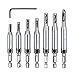 Price comparison product image eSynic Self-centering Drill Bits Set Popular 7pcs HSS Self Centering Drill Bit Brax Hardware Self-Center Drill Bit for Wood Door Pilot Hole Hinge Drill Bit (5/64" 7/64" 9/64" 11/64" 5MM 13/64" 1/4")