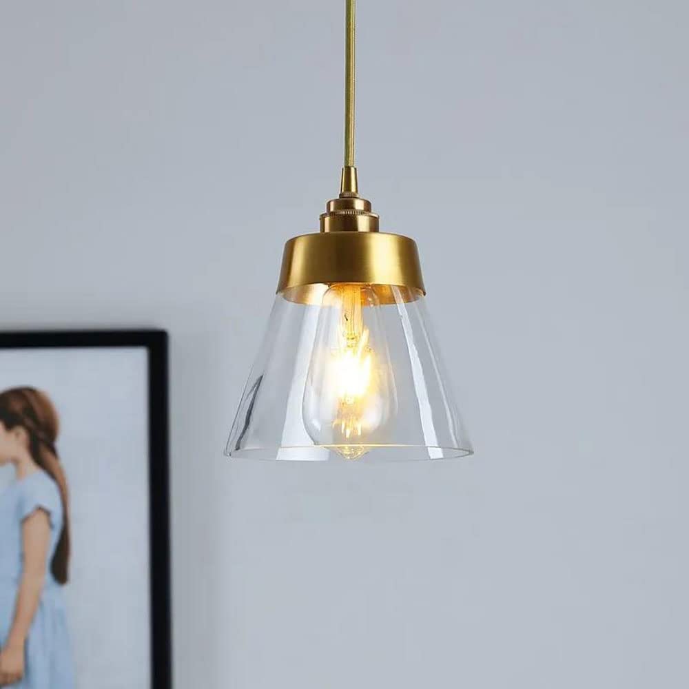 Luces de techo de vidrio transparente para iluminar habitaciones oscuras con elegancia moderna 8