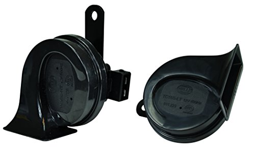 HELLA 011225851 Black 12V BX Trumpet Horn Kit (Vw) by HELLA - Used condition - CA$9.51