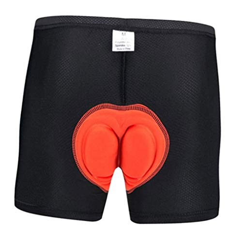 Shorts de ciclismo Tongina 3D com acolchoamento em gel, secagem rápida, respirável para mulheres e h