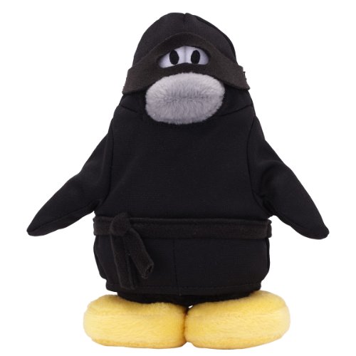 Club Penguin Collector 6.5" Penguin Plush - Series 9 Ninja