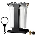 iSpring CW21 2-Stage Water Filtration System for RVs, Leak-Free Brass Fittings, Reduces Odor, Color, Chlorine, Sediment for RVs, Tankless, High Capacity, BPA Free