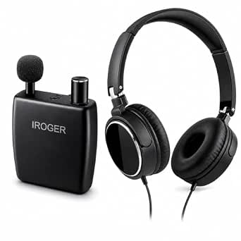 Rechargeable Hearing Amplifier with Headphones