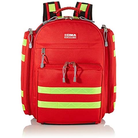 Gima - Logic Rusksack, Polyester, rot, Größe M, Maße 40x20x47 cm, für Rettungskräfte, Trauma-Ärzte, Sanitäter, Erste Hilfe und Zivilschutzprofis, 1 Stück Cover
