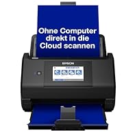Epson WorkForce ES-580W Scanner, Dokumentenscanner (scannt ohne PC, 35 Seiten bzw. 70 Bildern pro Minute, bis DIN A4, beidseitiger Scan in einem Durchgang, automatische Ausrichtung) One size