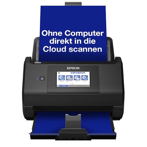 Epson WorkForce ES-580W Scanner, Dokumentenscanner (scannt ohne PC, 35 Seiten bzw. 70 Bildern pro Minute, bis DIN A4, beidseitiger Scan in einem Durchgang, automatische Ausrichtung) One size