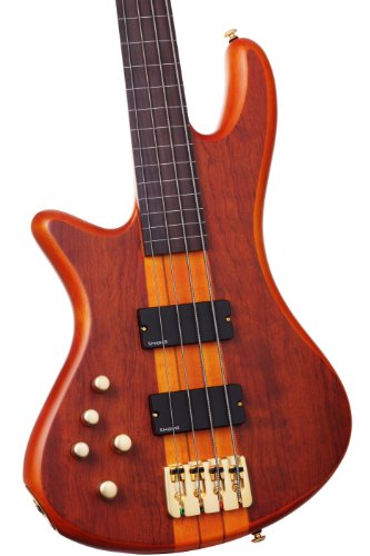 Schecter Stiletto Studio-4 Fretless Electric Bass Honey Satin (Hsn)Left Handed #TOP4