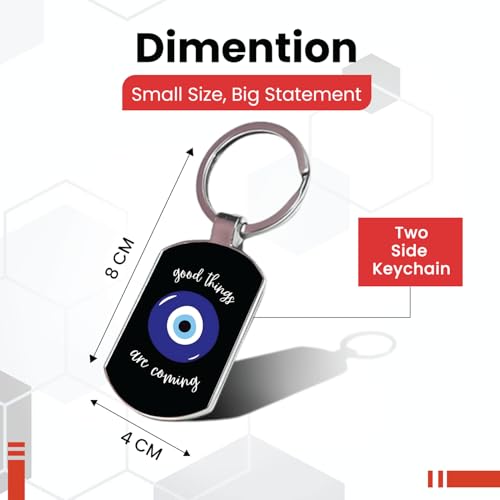 Image of Premium God & Motivational Metal Keychains with Glossy FInish - Shiva, Ganesha, Krishna, Evil Eye & Balaji - Durable & Stylish - Ideal for Gifts, Personal Use, Return Gifts