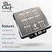 Heavy Duty Digital Kitchen/Food Scale – 33lb Capacity, 1g Accuracy, Perfect for Baking, Cooking & Meal Prep! Easy-to-Read with Large Containers. Bonus: Built in Baking Conversions! Restaurant Grade!