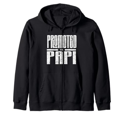 Promovido a Papi New Dad anúncio para Baby Reveal camisola com capuz