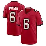 ラグビー ユニフォーム タンパベイ海賊隊 6番 ベイカー・メイフィールド 大人 競技 トレーニングウェア 刺繍 上着 通気 速乾 ジャージ 男女 兼用 ﻿ (C,XL) [並行輸入品]