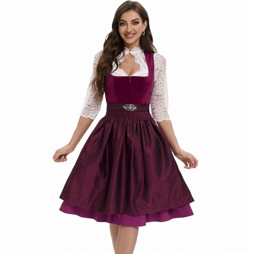 Goxozzy Dirndl Damen, Dirndl für Damen,...