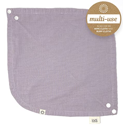 Kishu Baby Indi Infinity Scarf Bib - Sanforized GOTS Organic Cotton Muslin Bib3