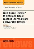 Free Tissue Transfer to Head and Neck: Lessons Learned from Unfavorable Results, An Issue of Clinics...