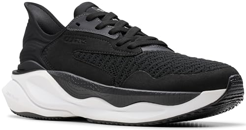 Clarks Womens Clarks Pace Black/White Textile7 Medium - image 4