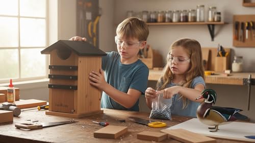 image for CEDAR ALPHA Cedar Screech Owl House Box, Squirrel House, Duck Nesting 
