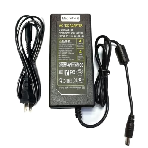 Transformador 24V 2A con salida conmutada de 48W y conector dual 5.5mm TNNBNT 3