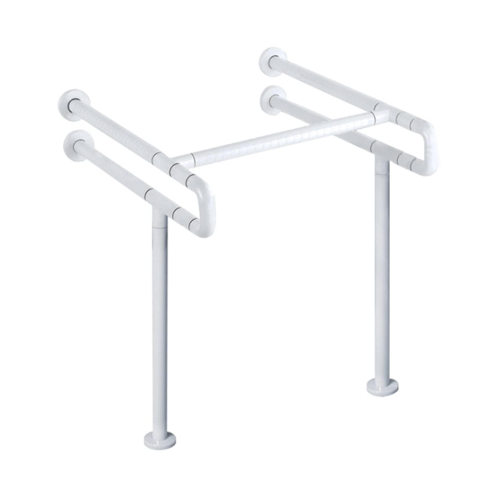 FKXSXAZ Bathroom Wash Basin Barrier-Free Handrail, Non-Slip Safety Handrail Elderly Handicapped Pregnant Woman Anti-slip Grab Bar(White)
