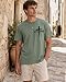 Christian Shirts for Men Need Prayer Tap My Shoulder T-Shirt Christian Cross Faith Religious Jesus Tshirts Women Green