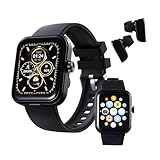 Zividodo Smart Watch with Earbuds,1.85' HD Smartwatch for Men Women with Monitor/Pedometer/Calories,Sports Fitness Tracker Watch, IP67 Waterproof Activity Tracker for Android iOS
