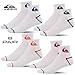 Quiksilver Mens Socks 8 Pairs Ankle Socks for Men Premium Athletic Shoe Size 8-12