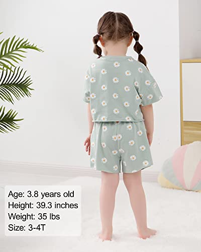 Wesidom Toddler Girl Clothes Baby Girls Outfits 6M-4T Summer Floral Print Shirt+Shorts+Headband 3Pcs Baby Clothing #TOP3