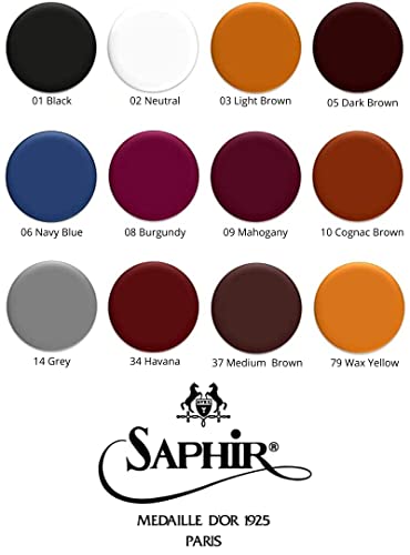 Saphir Medaille D'or Pate De Luxe Shoe Polish 100Ml - Black #TOP6