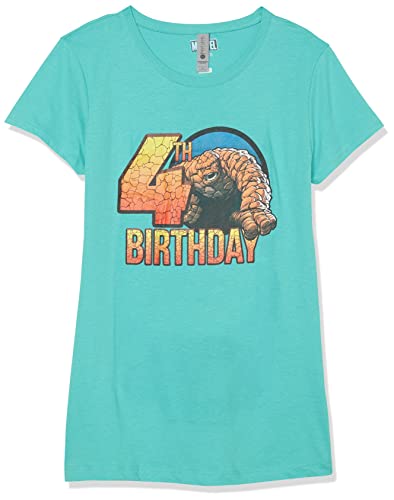 T-shirt Fantastic Four Chose Marvel fille 4 ans haut anniversaire manches courtes