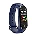 GZA Impermeable Smart Watch Men Fitness Tracker Smart Bracelet Women Heart Rate Monitor Watches Electronic SmartWatch Android (Color : Blue)