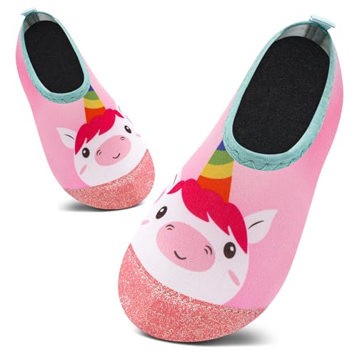 Image of Kids Water Shoes Girls Boys Outdoor Quick Dry Barefoot Aqua Socks for Toddler Sport Beach Swim Surf
