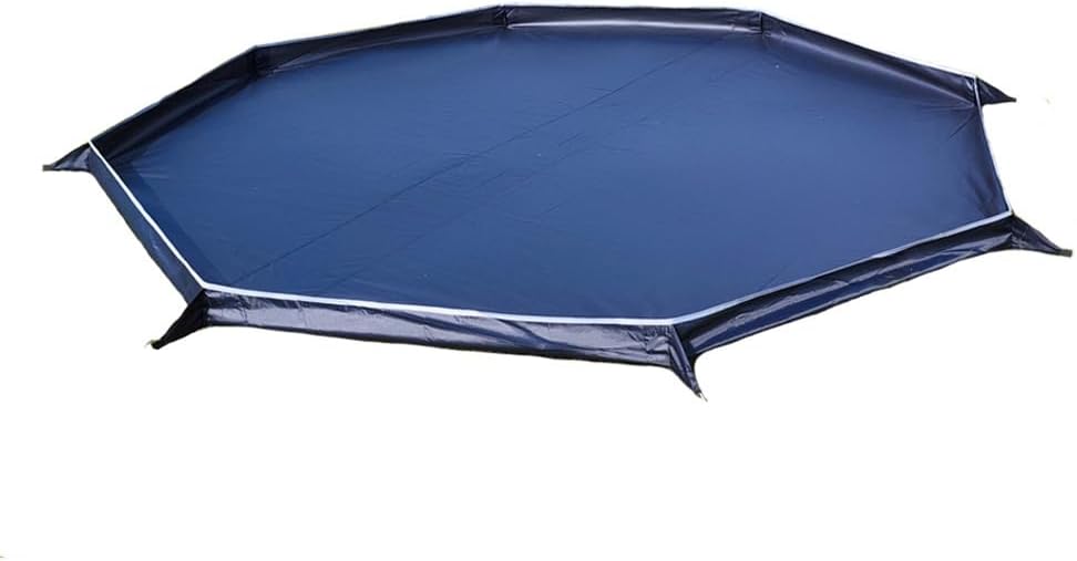 Octagon Tent Footprints for 2-3Person Tipi Hot Tent, Height 13cm Ground Sheet Mat, Waterproof Lightweight Camping Tarp