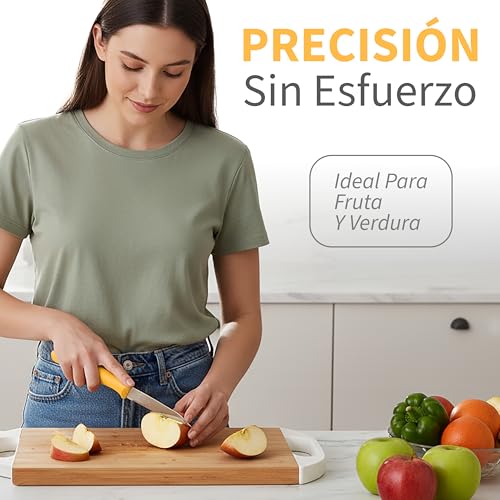 galvxn. Cuchillos Cocina - Cuchillos Mondadores - Gadgets De Cocina - Cuchillos Acero Inoxidable - Juego De 6 Cuchillos De Cocina - Cuchillos Profesionales - Utensilios De Cocina - pack. - imagen 8