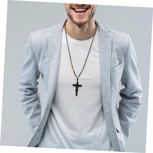 Croix sculptée Mipcase, pendentif de dévotion aux finitions soignées - 3