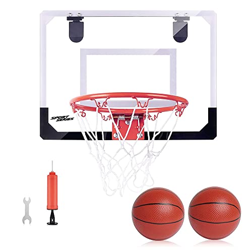 Mini Panier Basket,Panneau de Basket-Ball,en PC et Métal Jeux de Basket